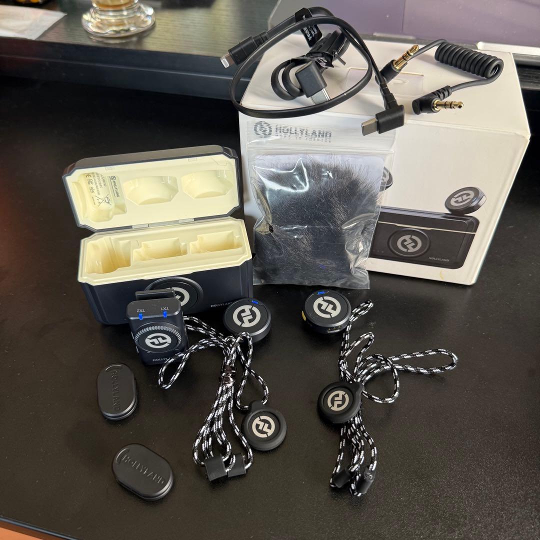 HOLLYLAND LARK M2 ワイヤレスマイク カメラ用&USB-Cセット