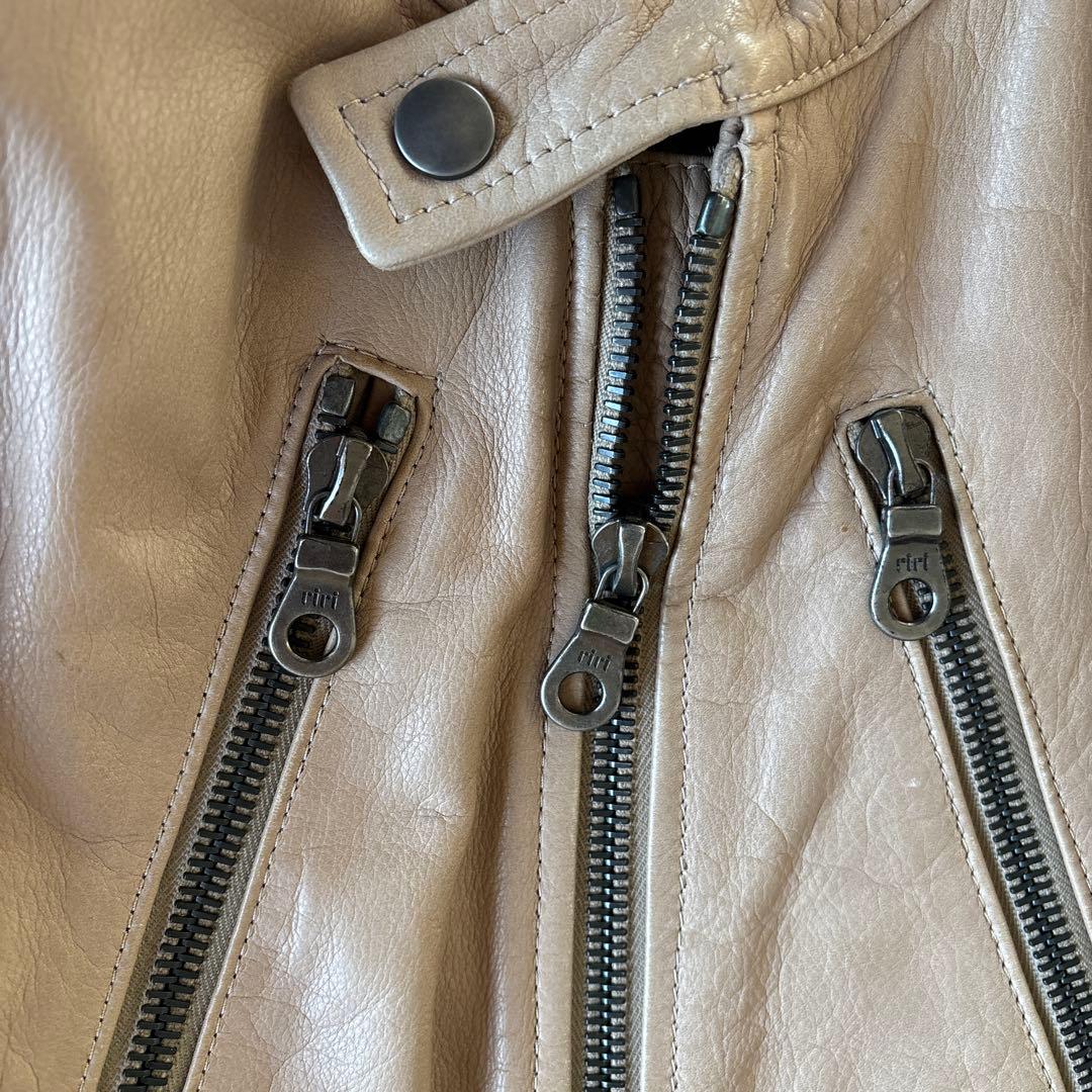 名作　マルジェラ本人期　2007ss 八の字レザーライダース