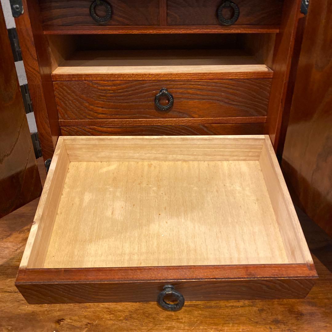 レトロ 時代箪笥 小引き出し チェスト 収納 アンティーク インテリア