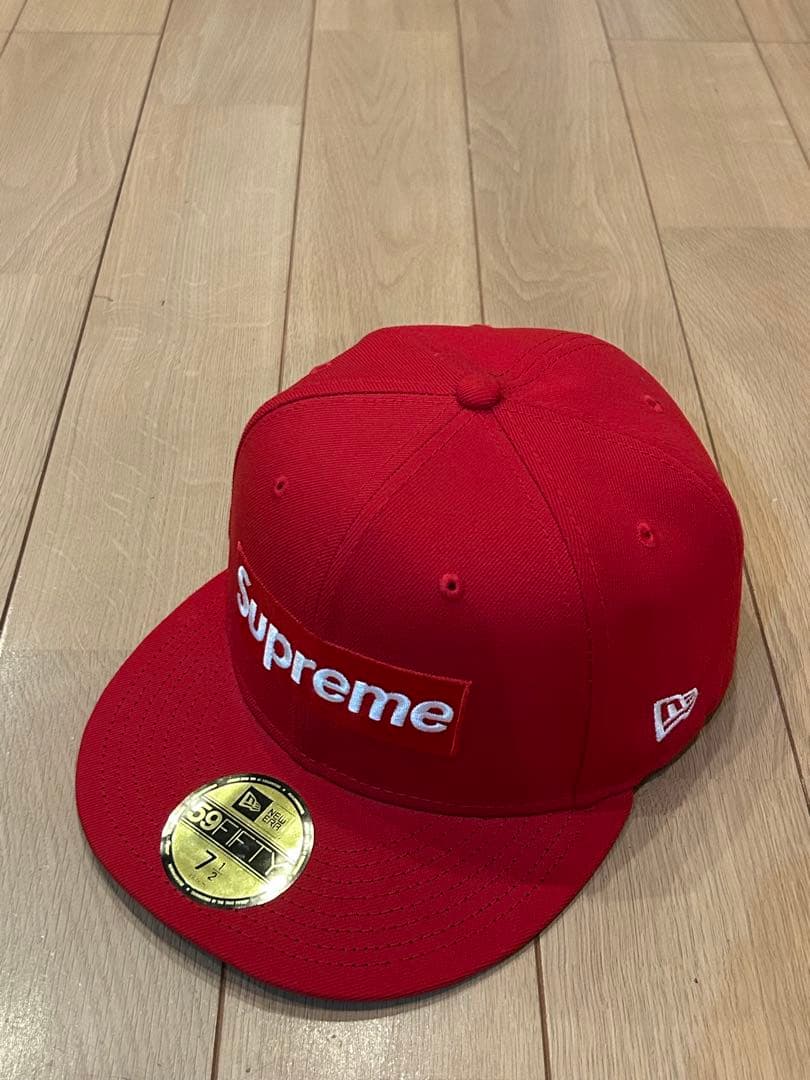 2024Supremeニューエラ 59FIFTY 赤キャップ MLB