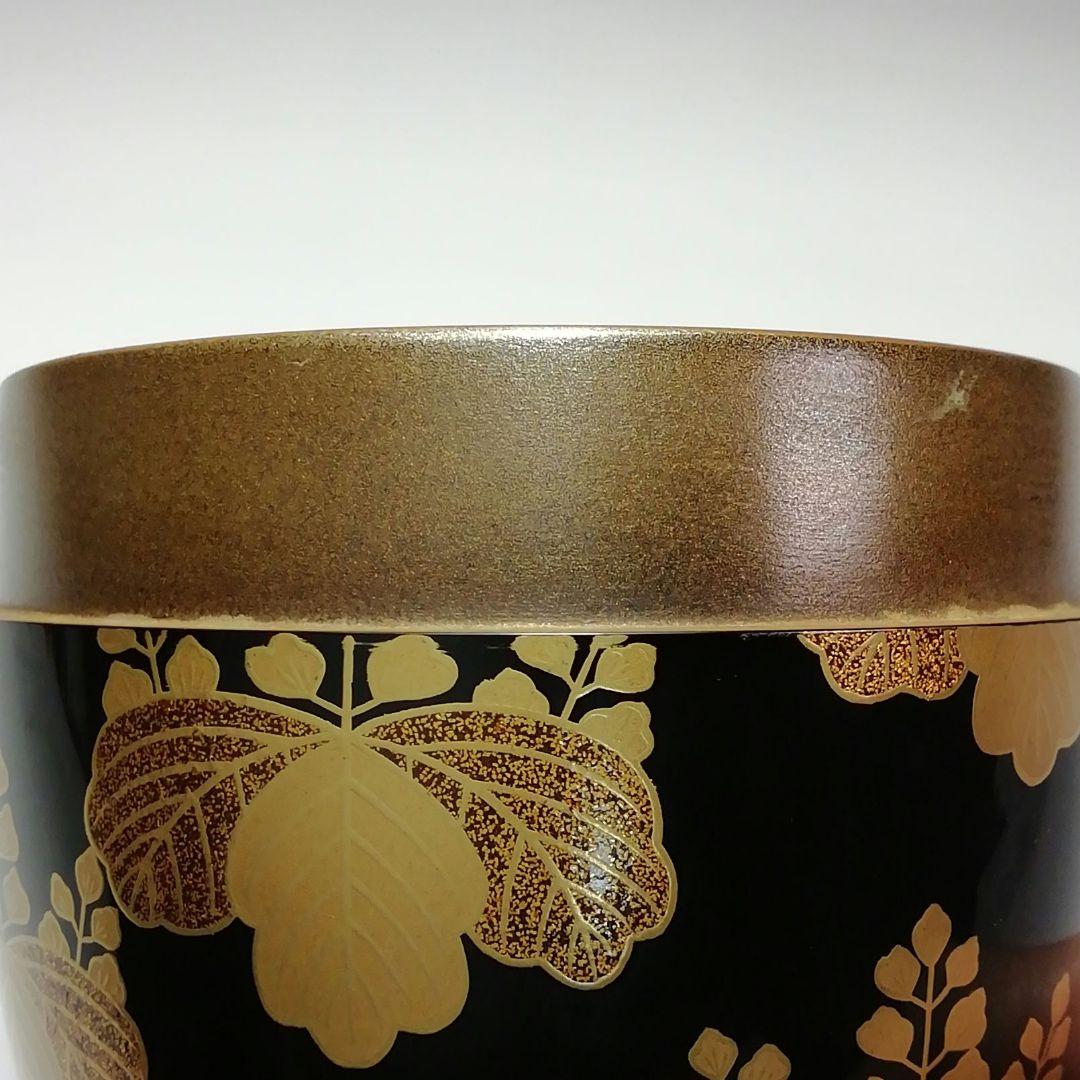 Ｓ４８０　棗　『七五桐蒔絵　棗』『春峰作』『茶入』　共箱　茶道具