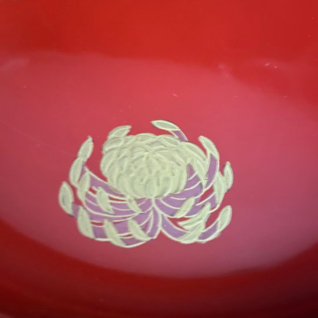 京都 平安象彦 菊 銘々盆 菓子皿 漆器 10客 共箱 菓子器 茶道具 懐石