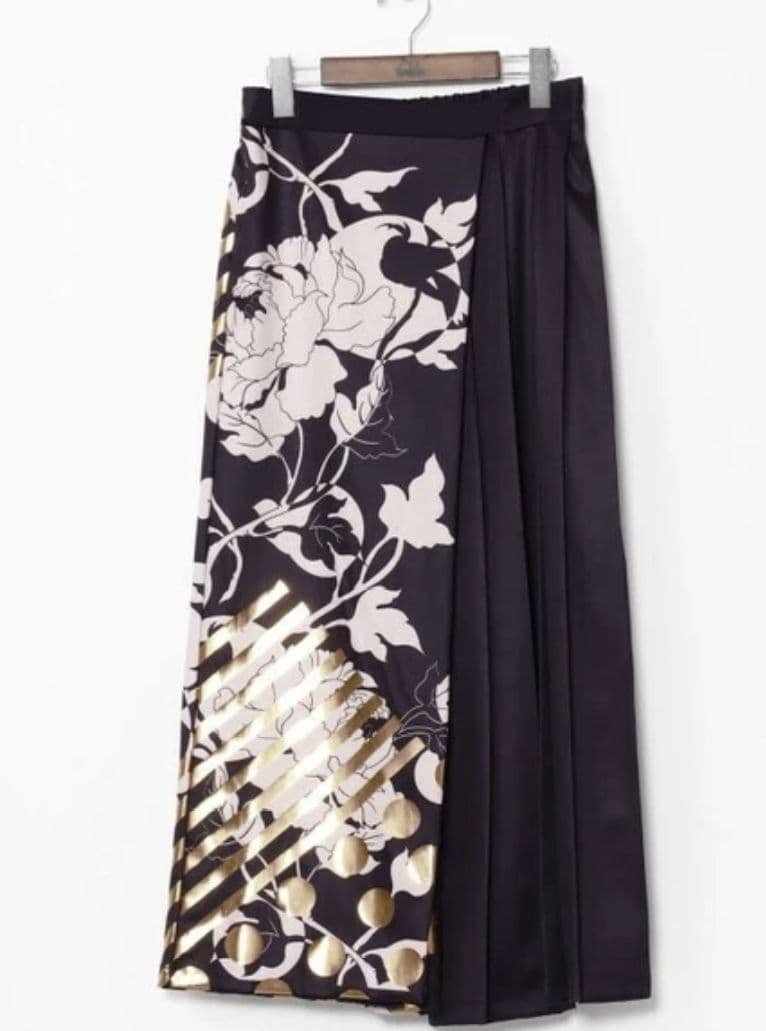 二部式着物　秋冬新作　カヤ　耀う牡丹羽織　耀う牡丹袴風パンツ　セットアップ