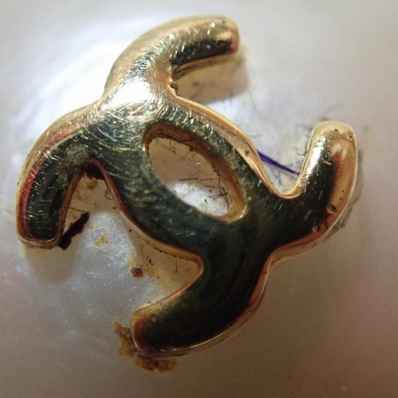 RU-5603　CHANEL　ヴィンテージ　ピンブローチ　フェイクパール