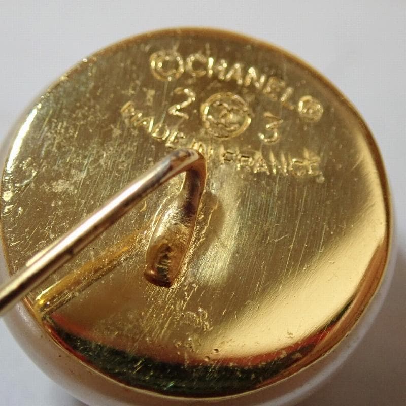 RU-5603　CHANEL　ヴィンテージ　ピンブローチ　フェイクパール