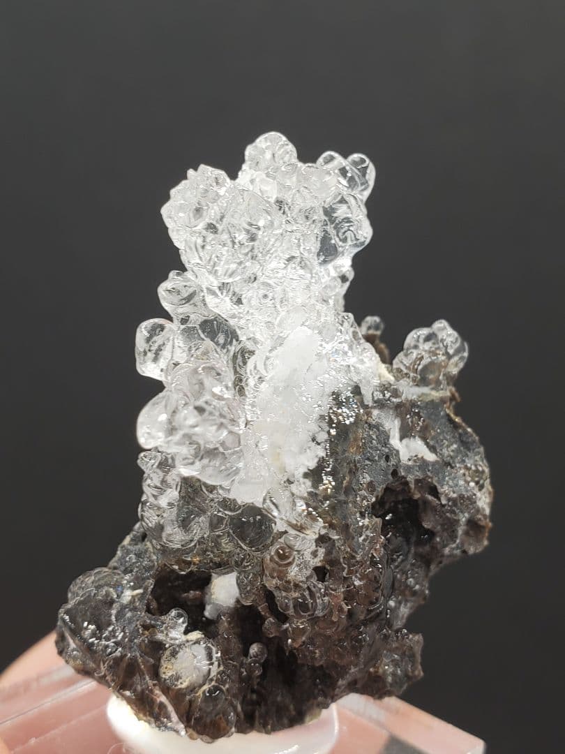 ハイアライトオパール 虹 天然石 原石 鉱物標本 鉱物 母岩付き ハンガリー産