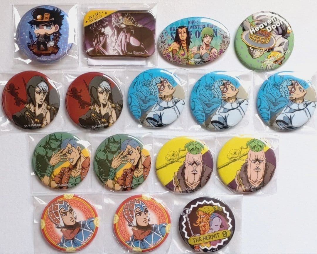 ジョジョの奇妙な冒険 缶バッジ ラバスト 等