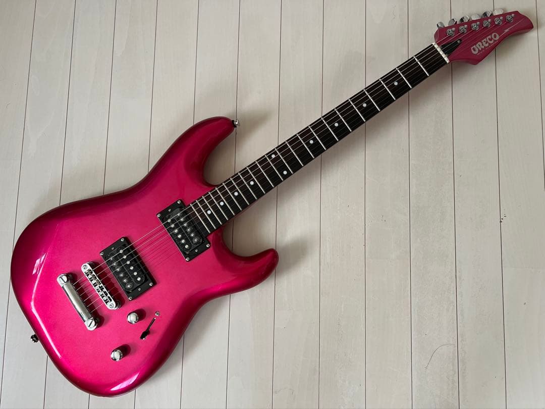 未使用品 GrecoWSR-46/PPKスパークリングピンク　エレキギターグレコ