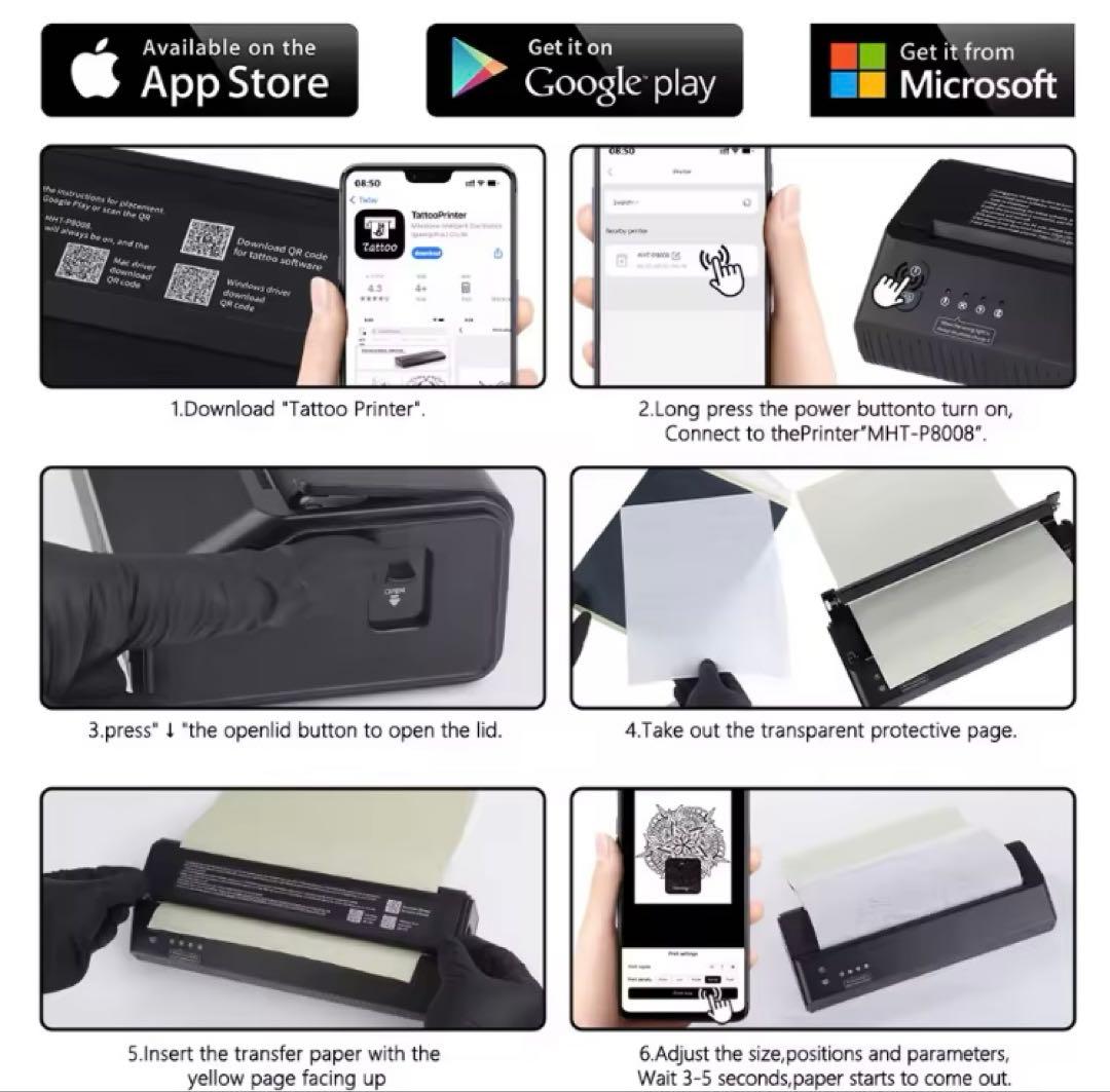 その他 Ambition MHT-P8008 Tattoo printer