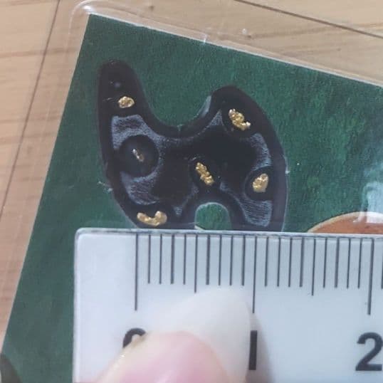 【匿名配送】砂金　金　6粒セット　佐渡島　コレクション　お土産　資産保全