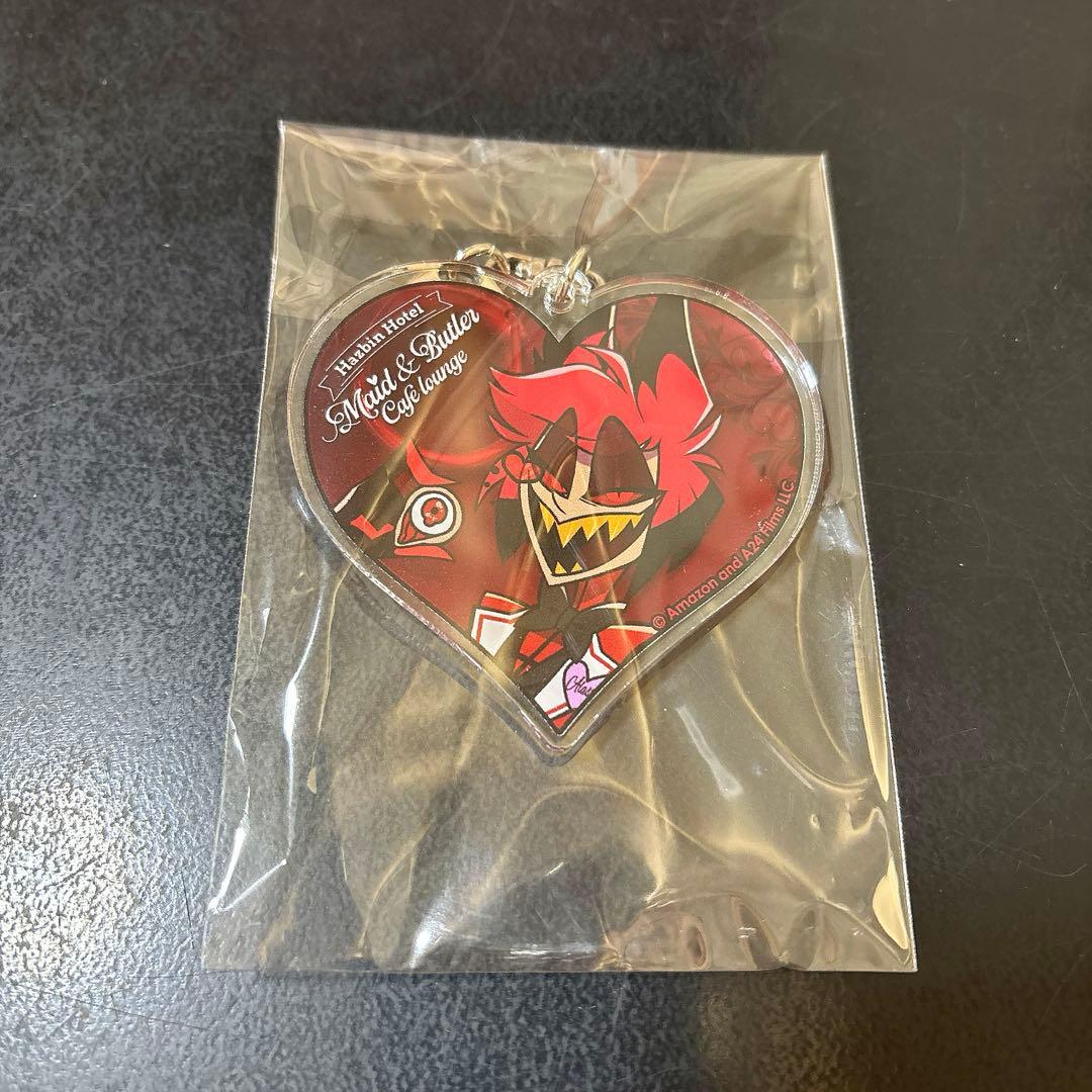 アニメイトカフェ　ハズビンホテル　スクエア缶ケースA アラスター　アクキー