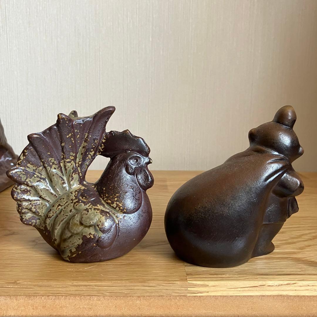 備前焼　干支　縁起物　5点セット