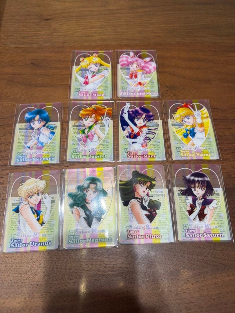 セーラームーン meiji コラボ クリアカード コンプ 10種