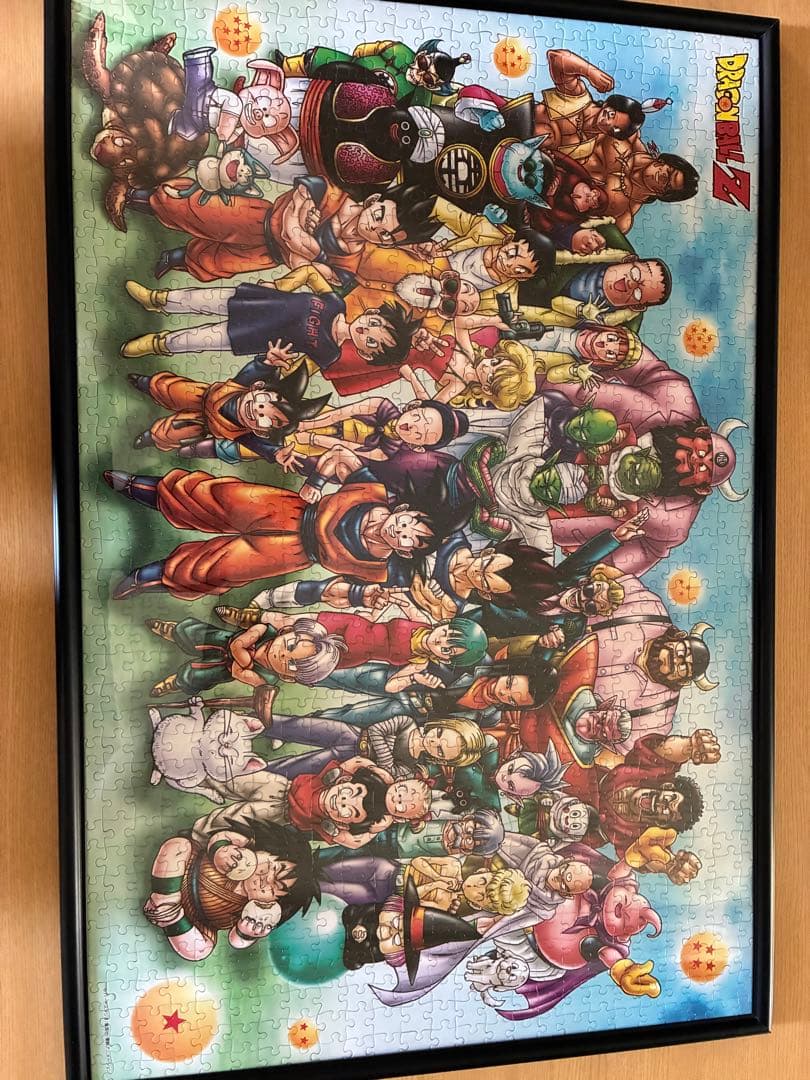 【値下】完成パズル５枚セット75cm✖️50cm額付