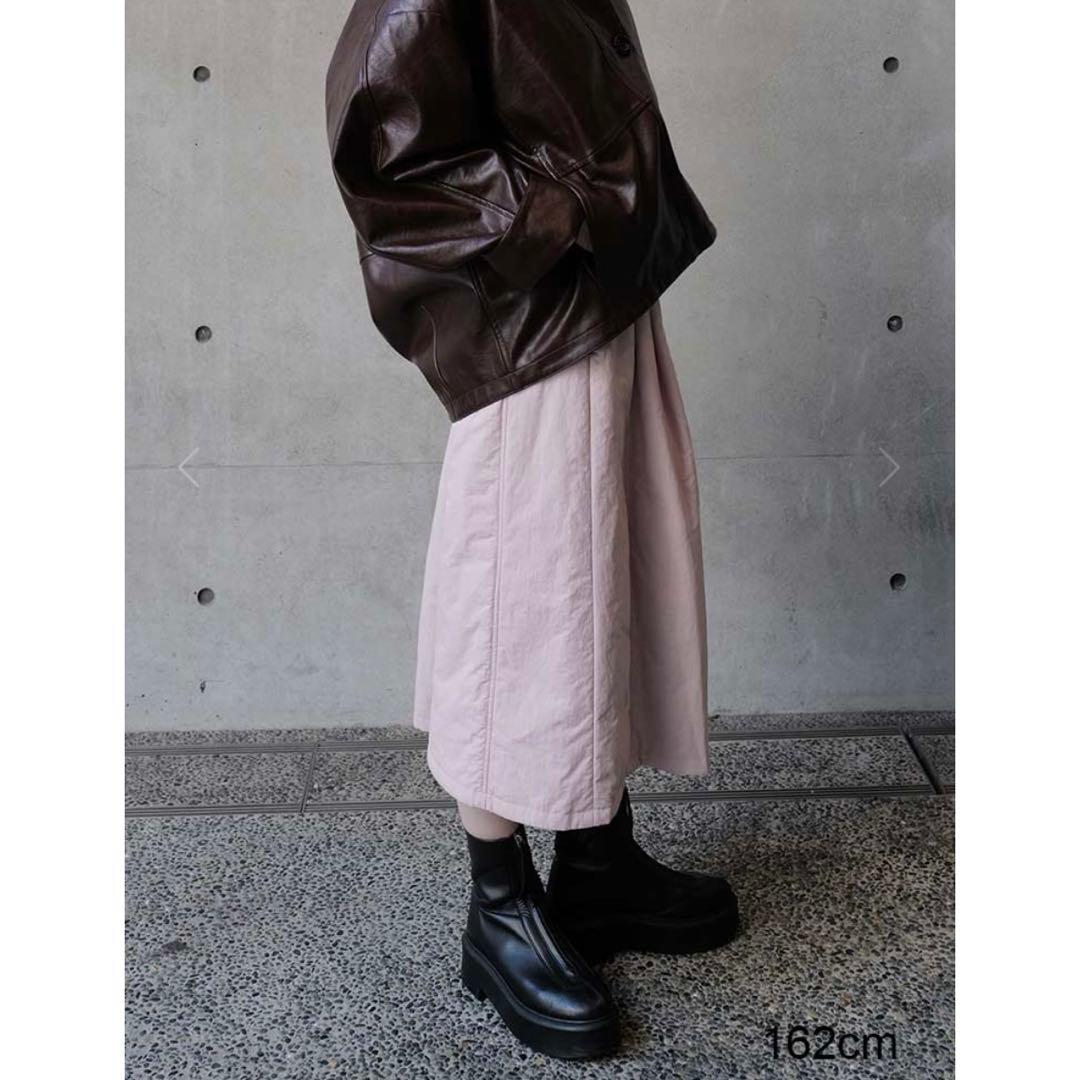 MACHATT 25AW パファーキュロットパンツ ピンク