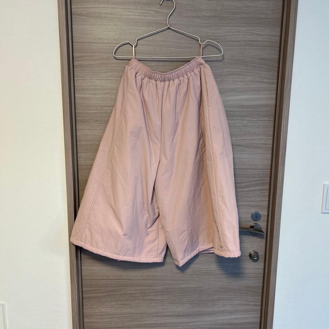 MACHATT 25AW パファーキュロットパンツ ピンク