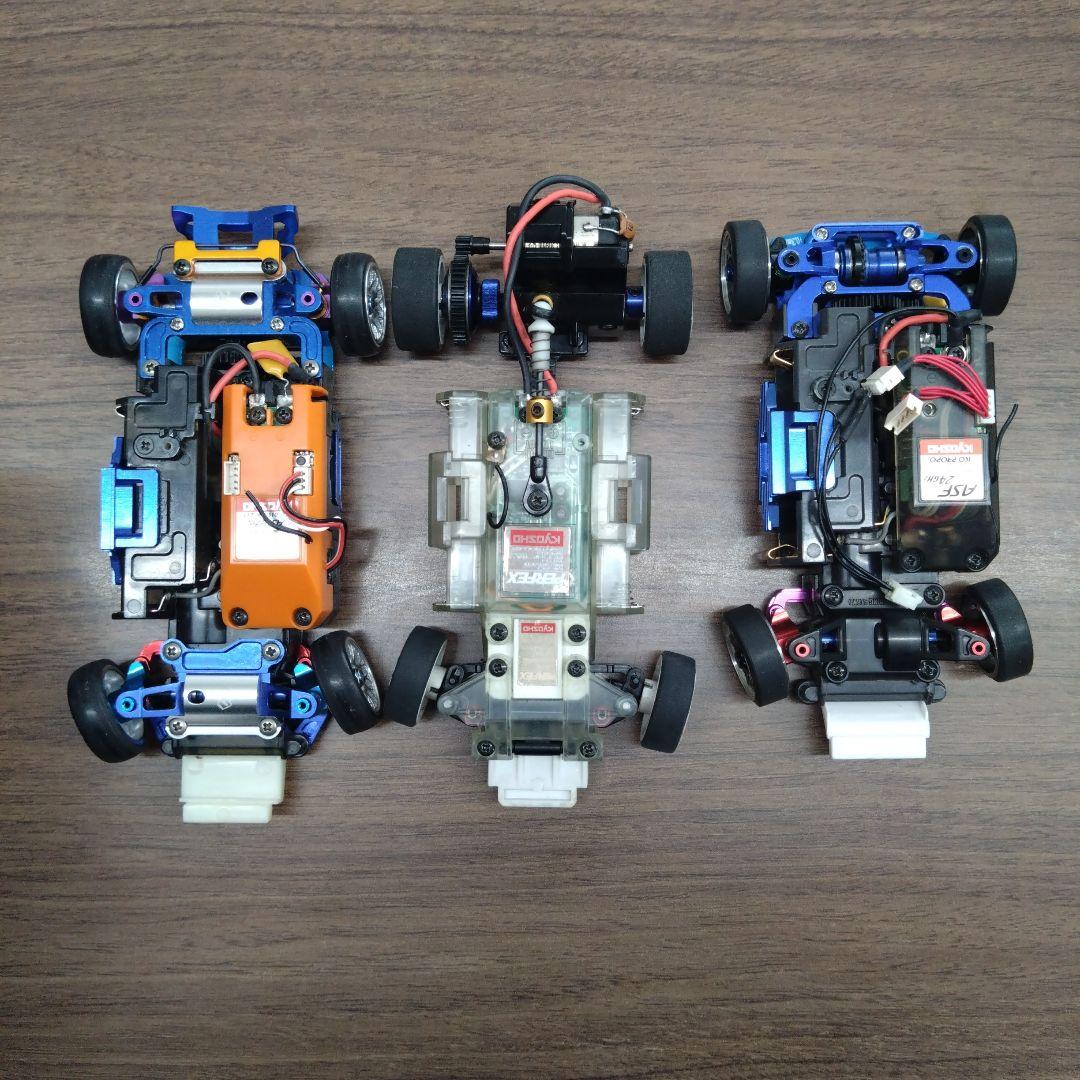 ミニッツ　ラジコンカー6台とバイク、ホイールセット