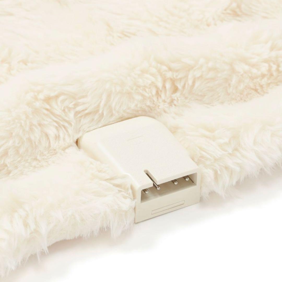 Francfranc ヒーター付きブランケット ホワイト