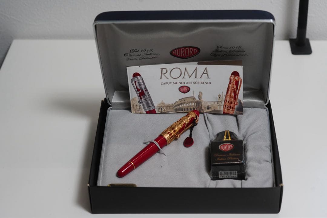 Aurora アウロラ Roma ローマ 万年筆 M 新品 デッドストック品