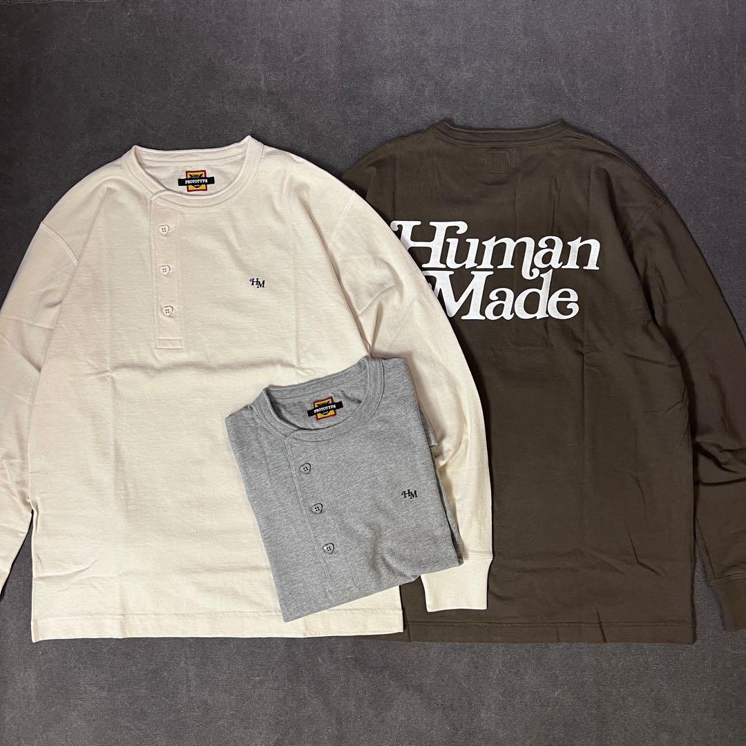 HUMAN MADE｜HENLEY NECK L/S T-SHIRT