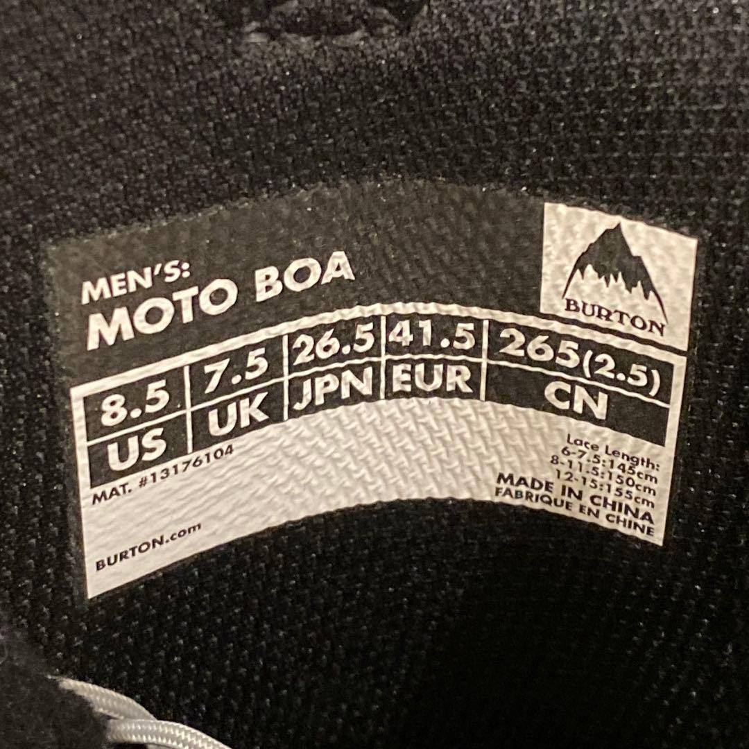 【未使用に近い美品_即日発送】BURTON スノボ MOTO BOA26.5cm