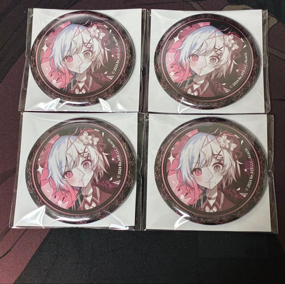 魔法少女ノ魔女裁判　くじメイト　E賞　桜羽エマ缶バッジ　4個