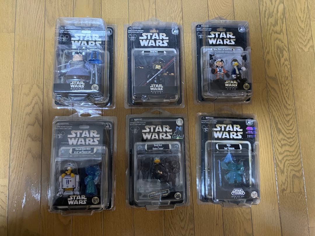 スターウォーズ×ディズニー　フィギュア6体セット　スターツアーズ　数量限定品