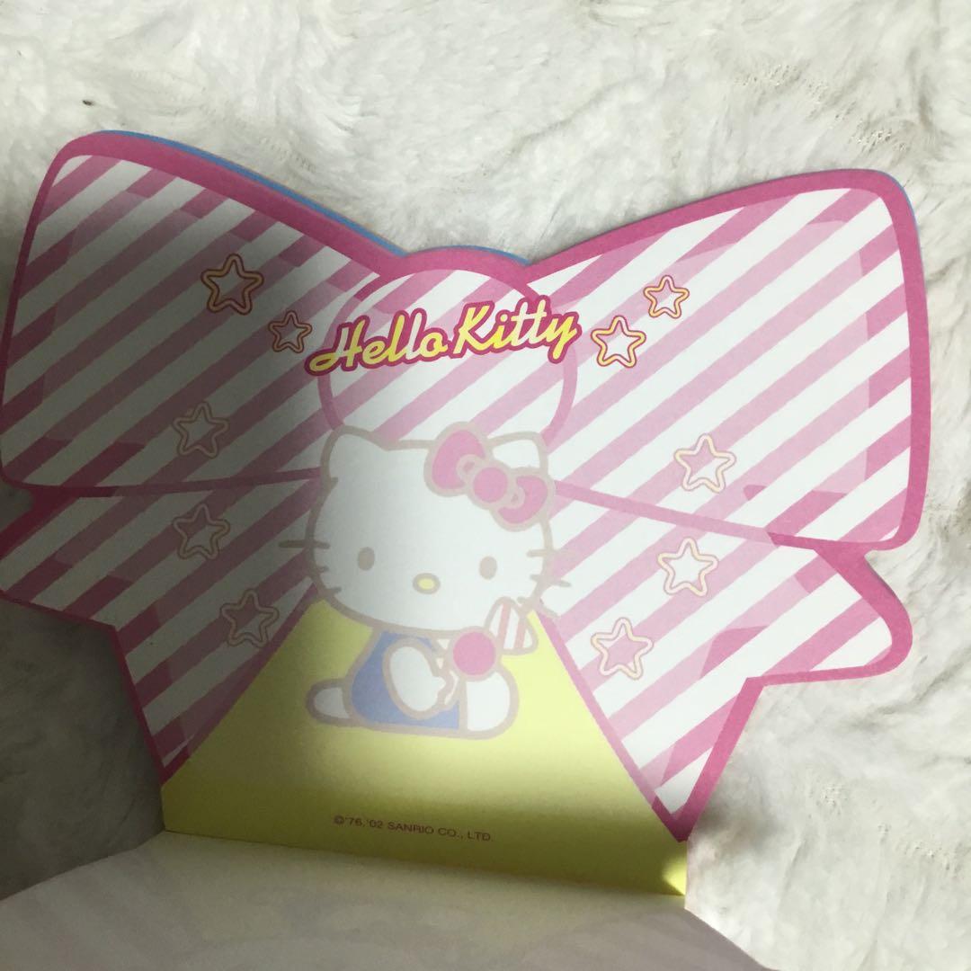 キティちゃん　ハート　りぼん