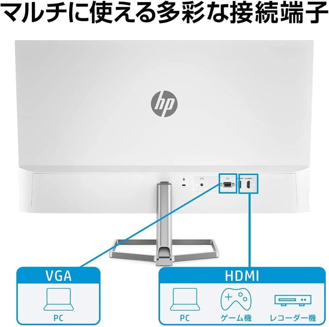 未使用品HP ホワイト 27インチ PCモニター M27fw FHD IPS