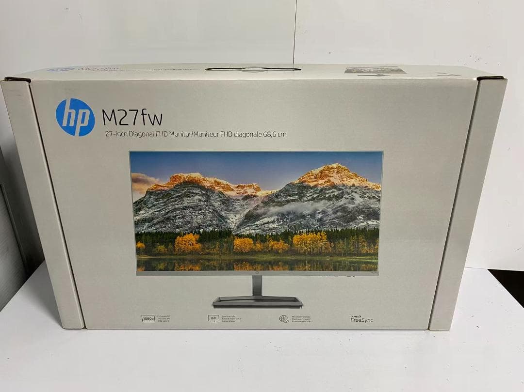 未使用品HP ホワイト 27インチ PCモニター M27fw FHD IPS