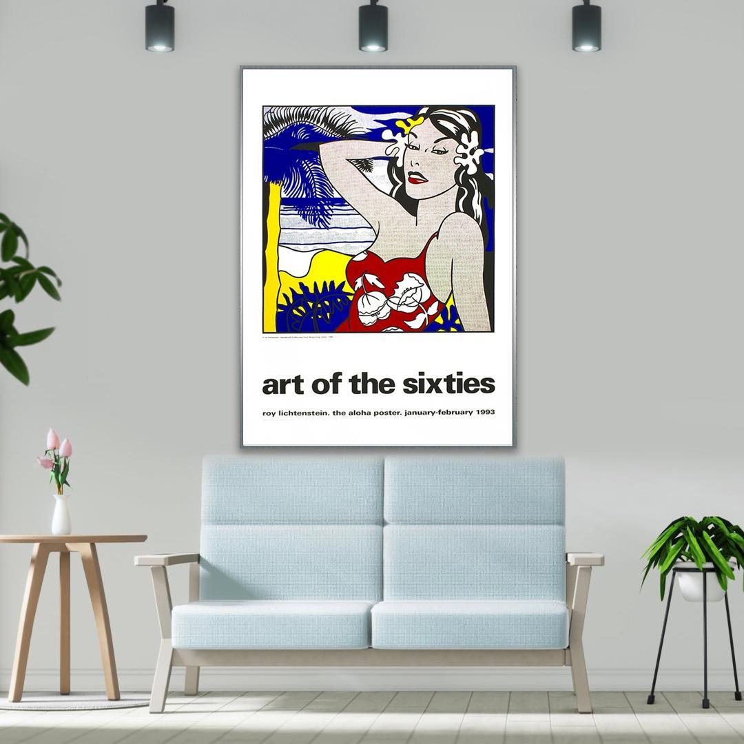 額装品/Aloha1993/ロイ リキテンスタイン/インテリア/アート/ポスター