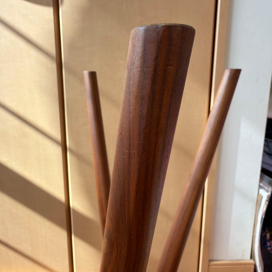 ナガノインテリア オレンジ コッぺ キッチン スツール 木製