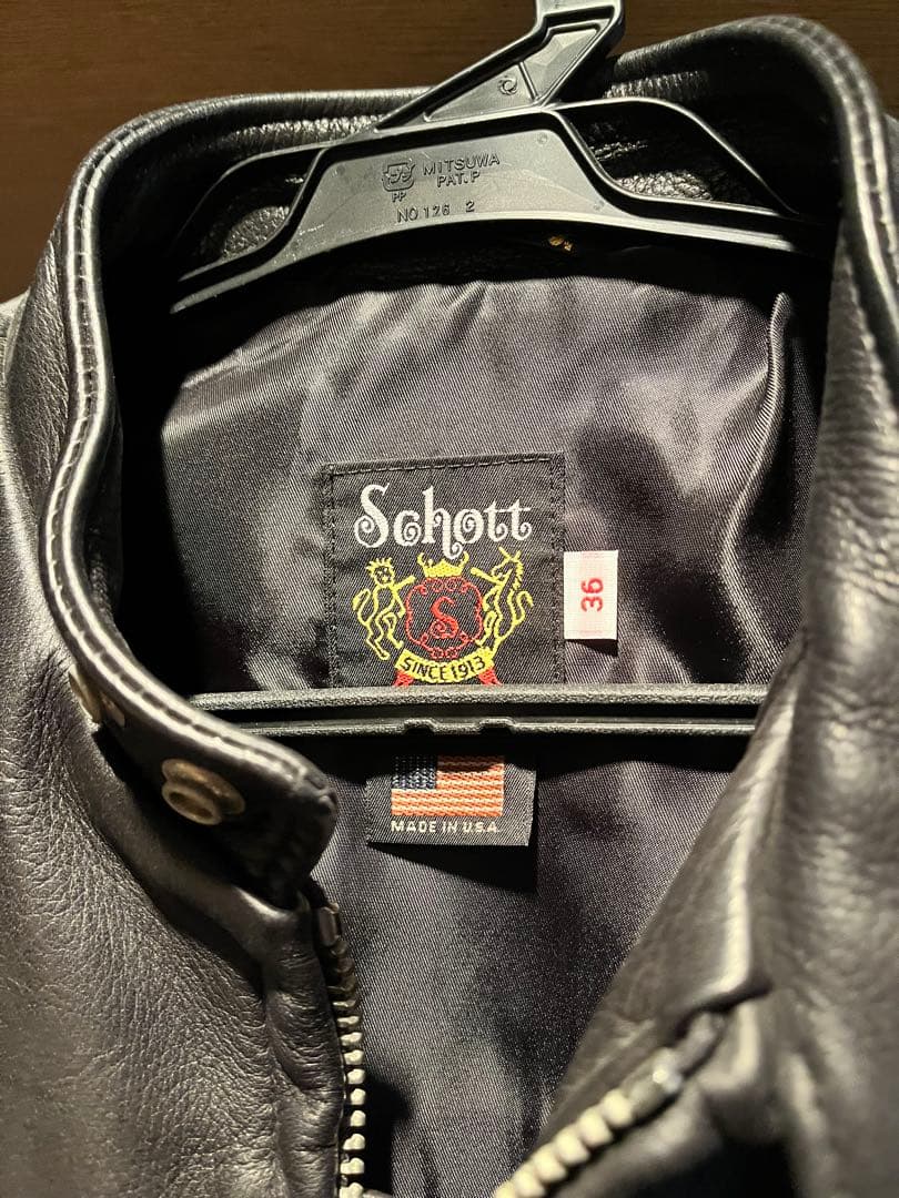 Schott 541xx カフェレーサー　黒　メロン様限定