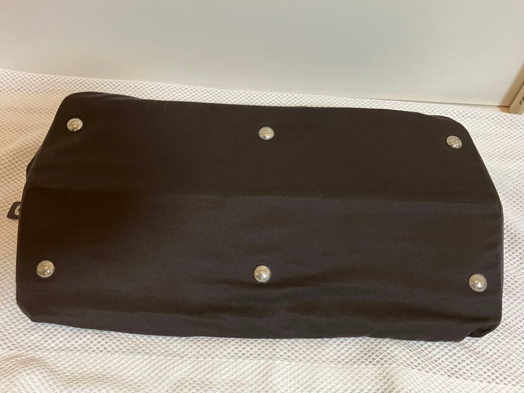 プラダ PRADA ボストンバッグ イタリア製 三角ロゴ バッグ　大容量