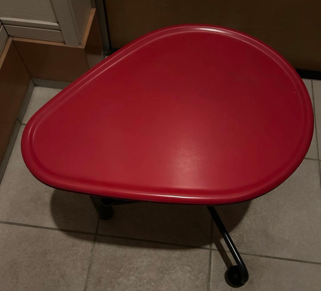 カッシーナ CASSINA KICK サイドテーブル 赤 昇降式　ジャンク