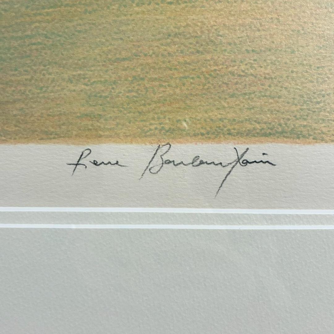 美品 ピエール・ボンコンパン「レモンのある静物」リトグラフ 直筆サイン入 お洒落