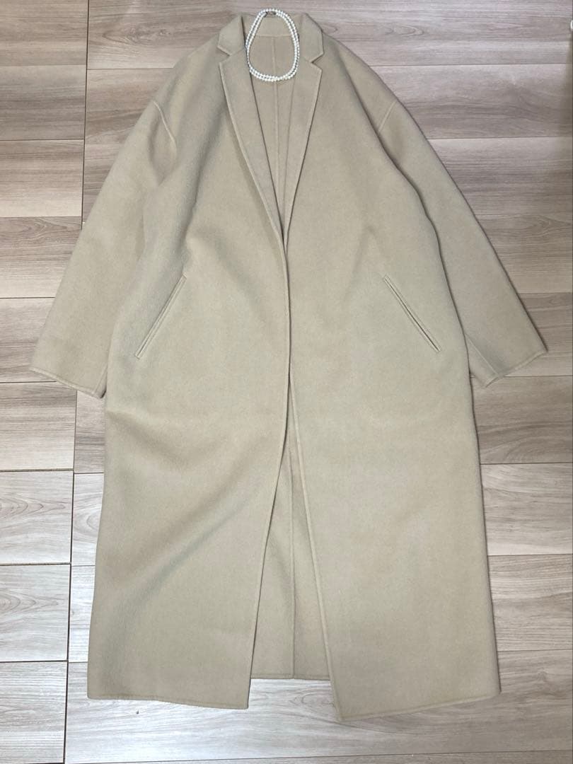 1.2回着　美品　プラージュ　ハミルトン　コート　ベージュ　38