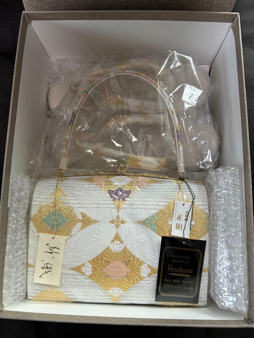 美品 草履バッグ 沙織 Ｌサイズ 足袋付