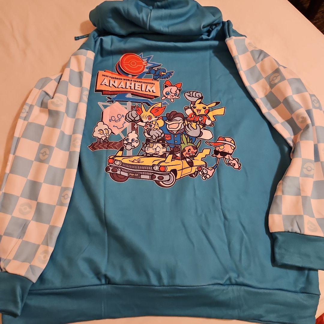 3XL WCS フーディ パーカー 2025 ポケモン アナハイム