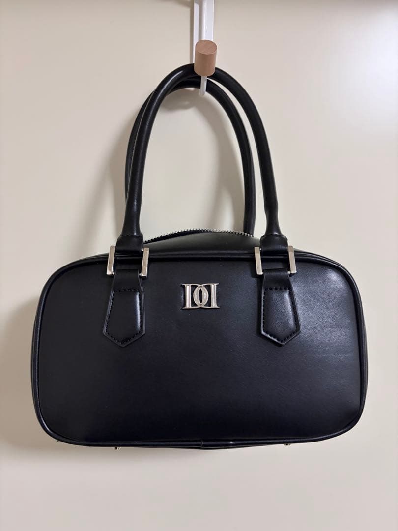 Darich ダーリッチ DDロゴレザーハンドバッグ 黒 ブラック