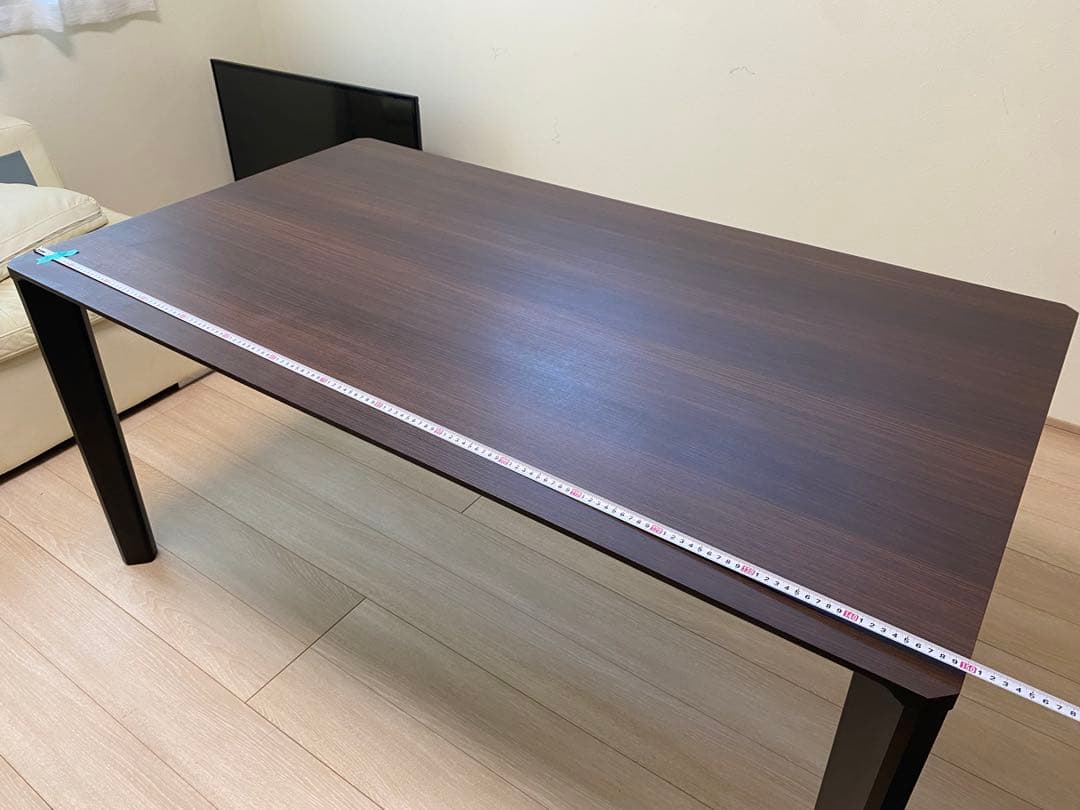 カリモクチターノ　ダイニングテーブル ダークブラウン 150x85㎝ 高さ69㎝