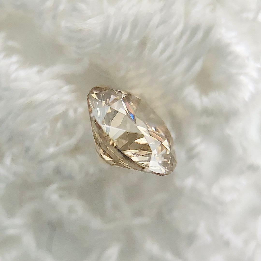 0.298ct Light Brown VS-1 Good ブラウンダイヤルース