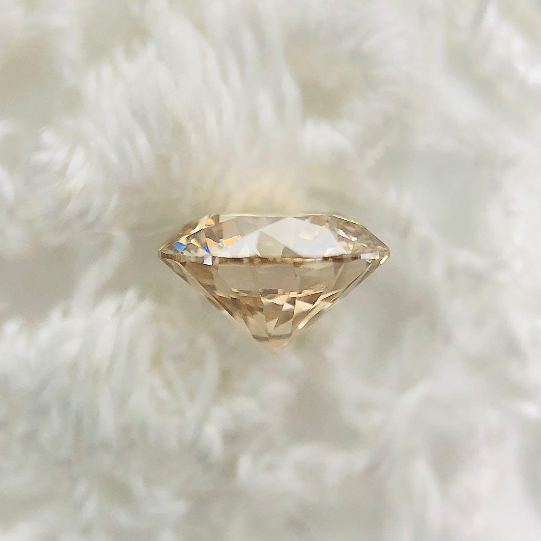 0.298ct Light Brown VS-1 Good ブラウンダイヤルース