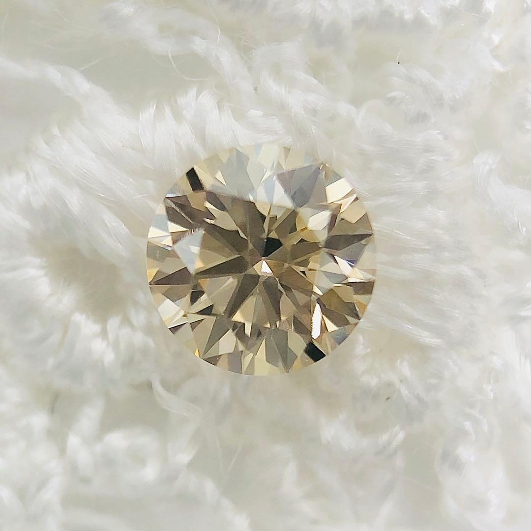 0.298ct Light Brown VS-1 Good ブラウンダイヤルース