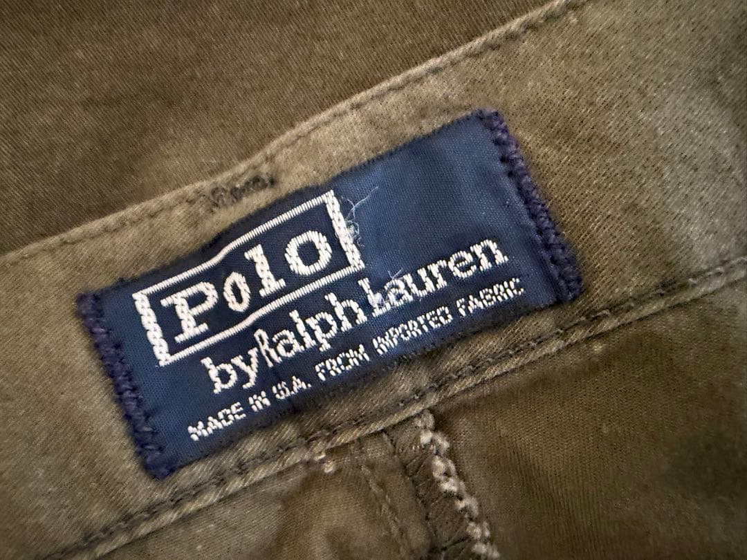 80s 90s DEAD STOCK ラルフローレン ポロチノ andrew