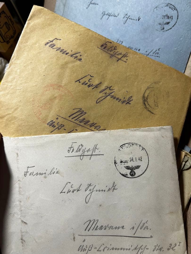 ドイツ第三帝国国防軍兵士の野戦郵便　大量セット