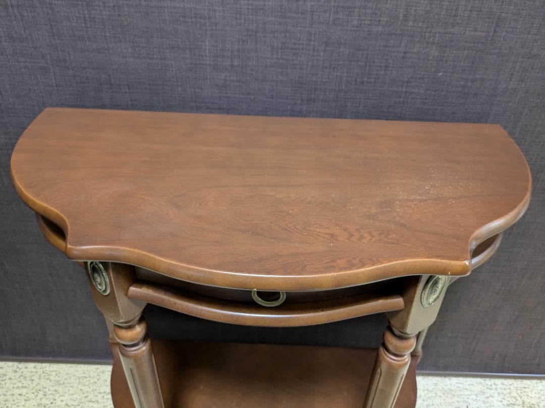 710　 コンソールテーブル 猫脚　W790 D390 H760