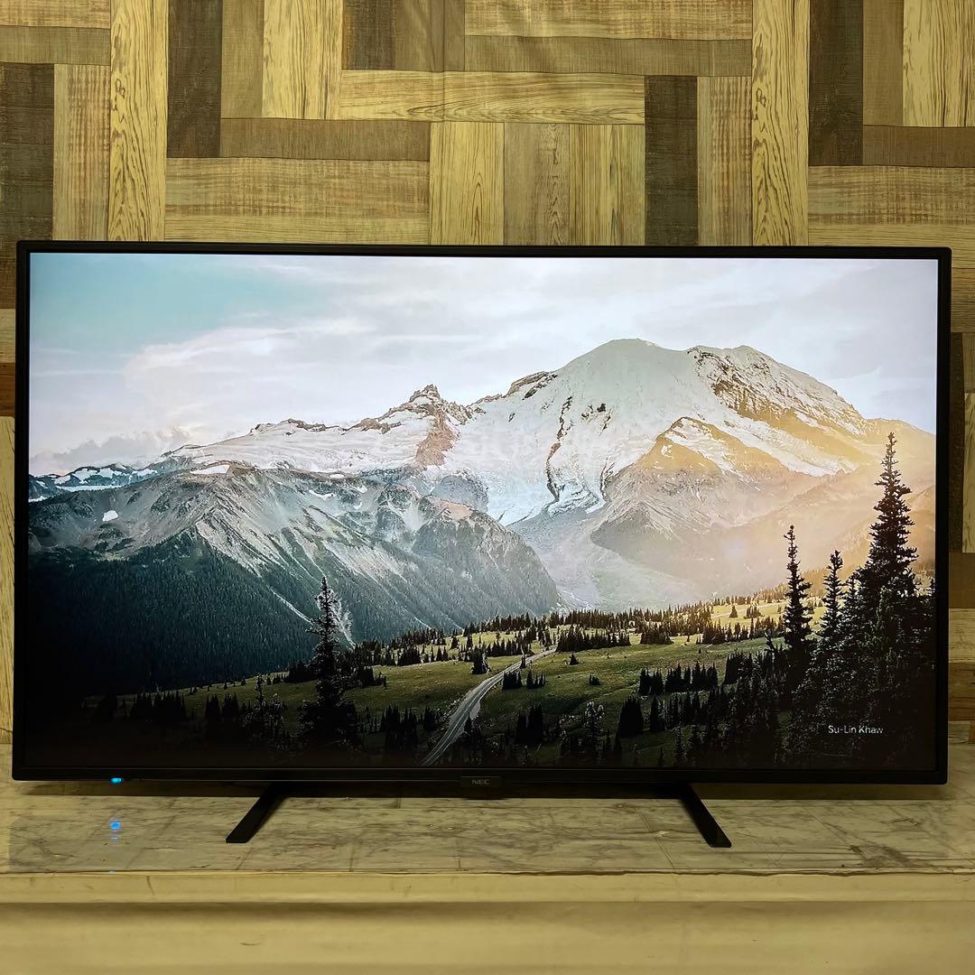 しまさん専用全国送料込。去年購入。耐久性抜群NEC49型4Kモニタースピーカー付