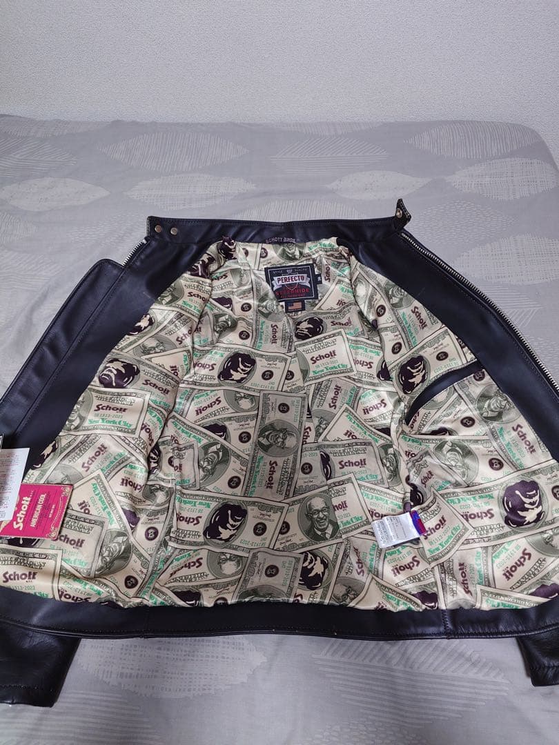 SCHOTT 110周年限定 シングルライダース 36 659US 新品ショット