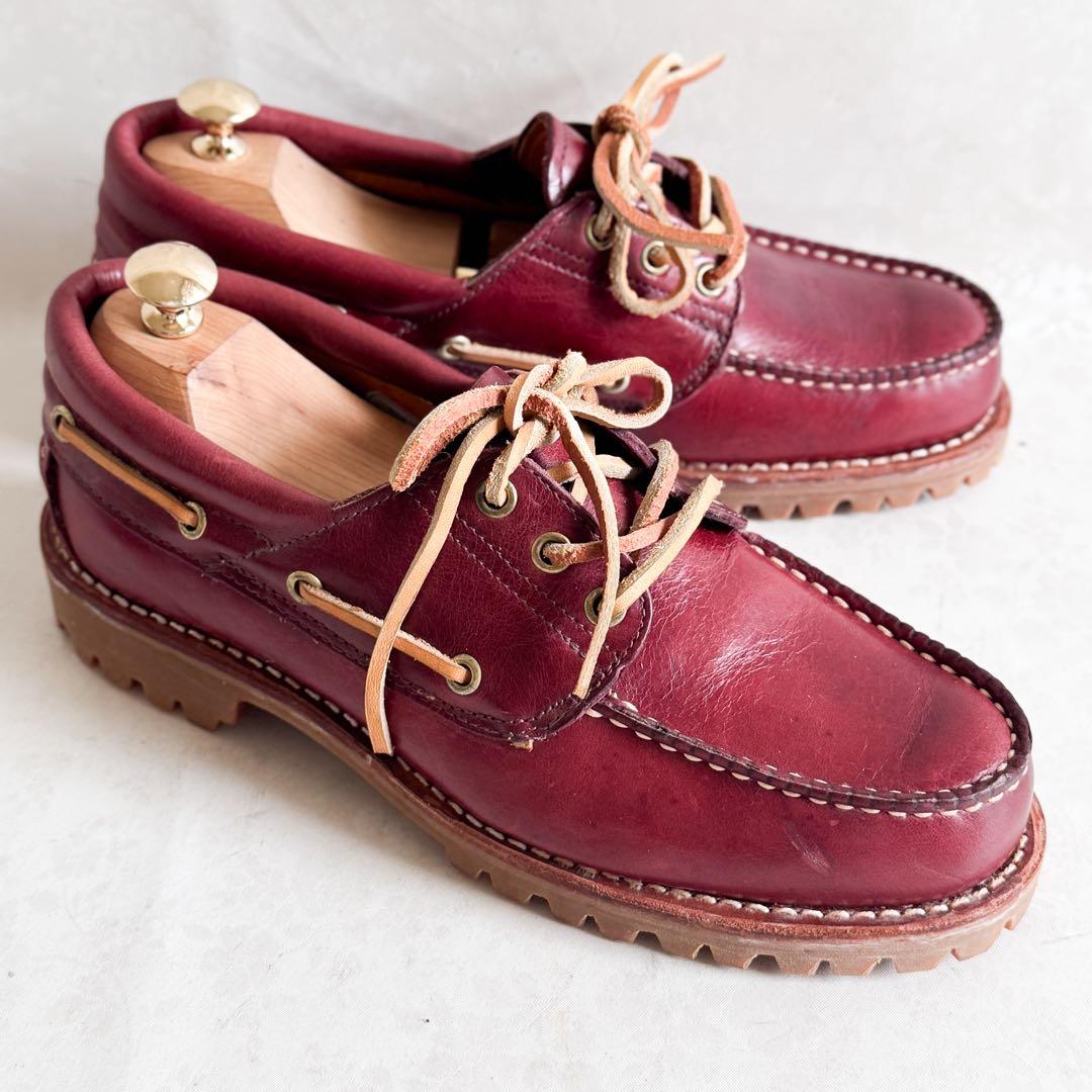 【REGAL リーガル】デッキシューズ 3eye 赤茶 660AH 26cm